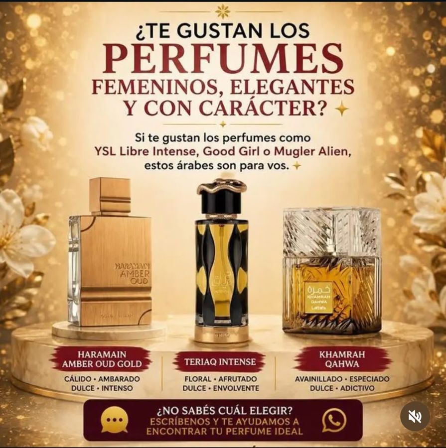 Selección de perfumes femeninos, elegantes y con carácter